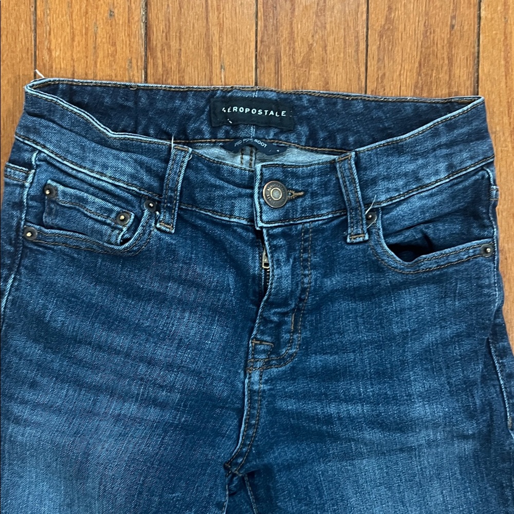 Aeropostale Mid Rise Bootcut size OS - Picture 2 of 5